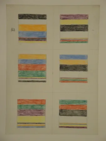 Keine Technische Graeser - Skizzenblatt, um 1961. 