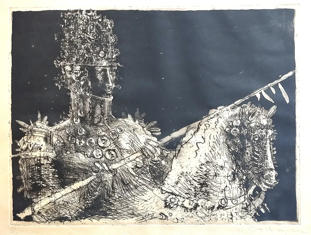 Radierung Grassmann - Cavaleiro