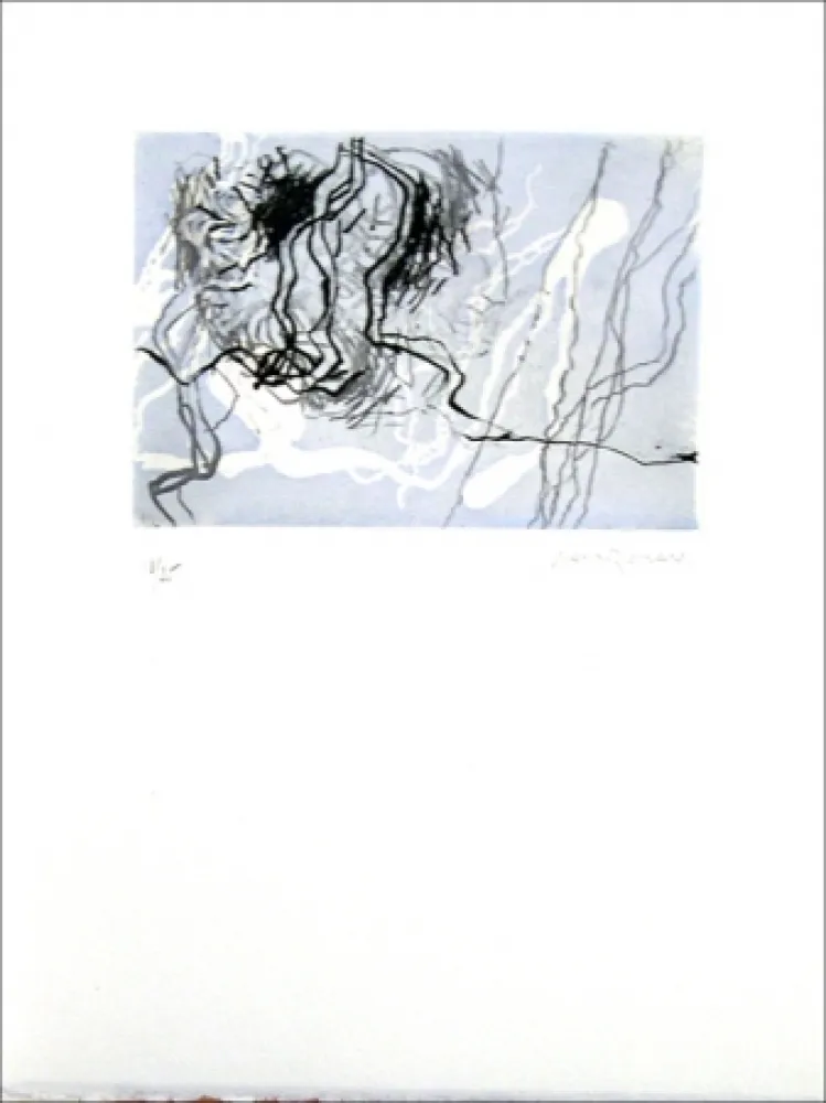 Radierung Grau - Dadiva III