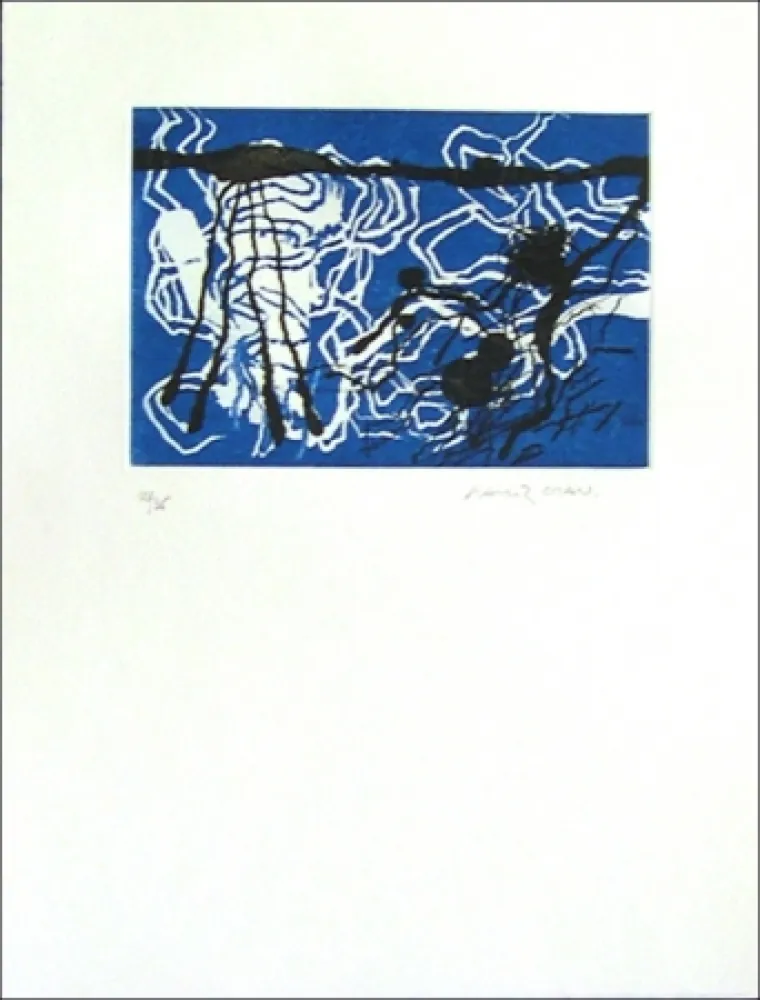 Radierung Grau - Dadiva IV