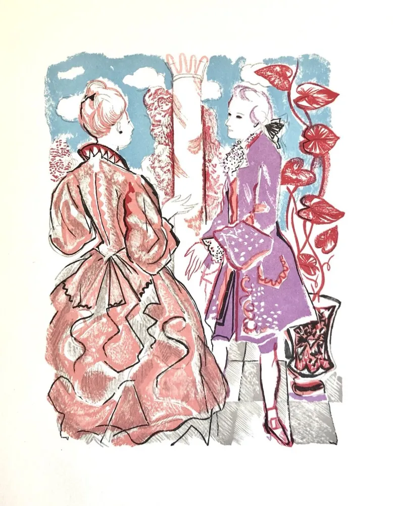 Holzschnitt Grau Sala - Théâtre de Marivaux