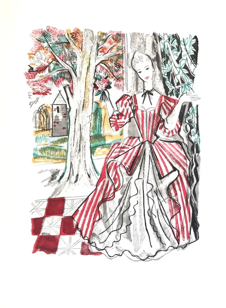 Holzschnitt Grau Sala - Théâtre de Marivaux