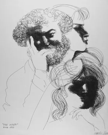 Radierung Greco - Tre volti