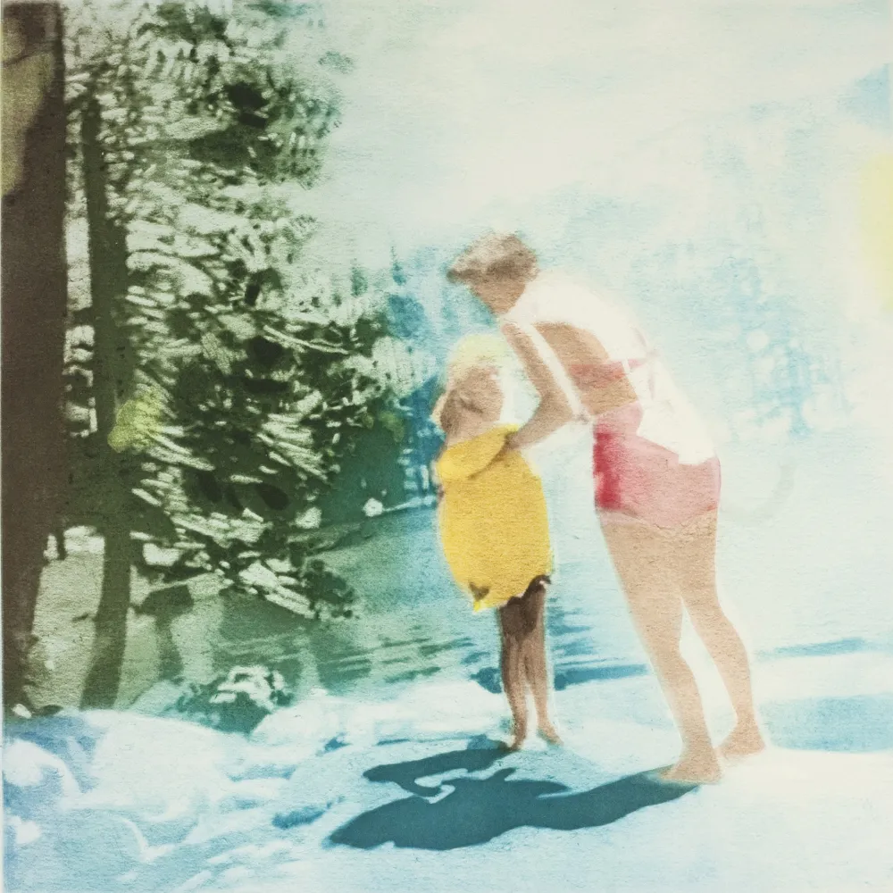 Aquatinta Greenfield-Sanders - Pikes Peak