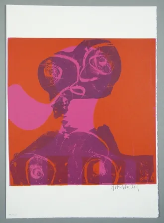 Holzschnitt Grieshaber - Myom