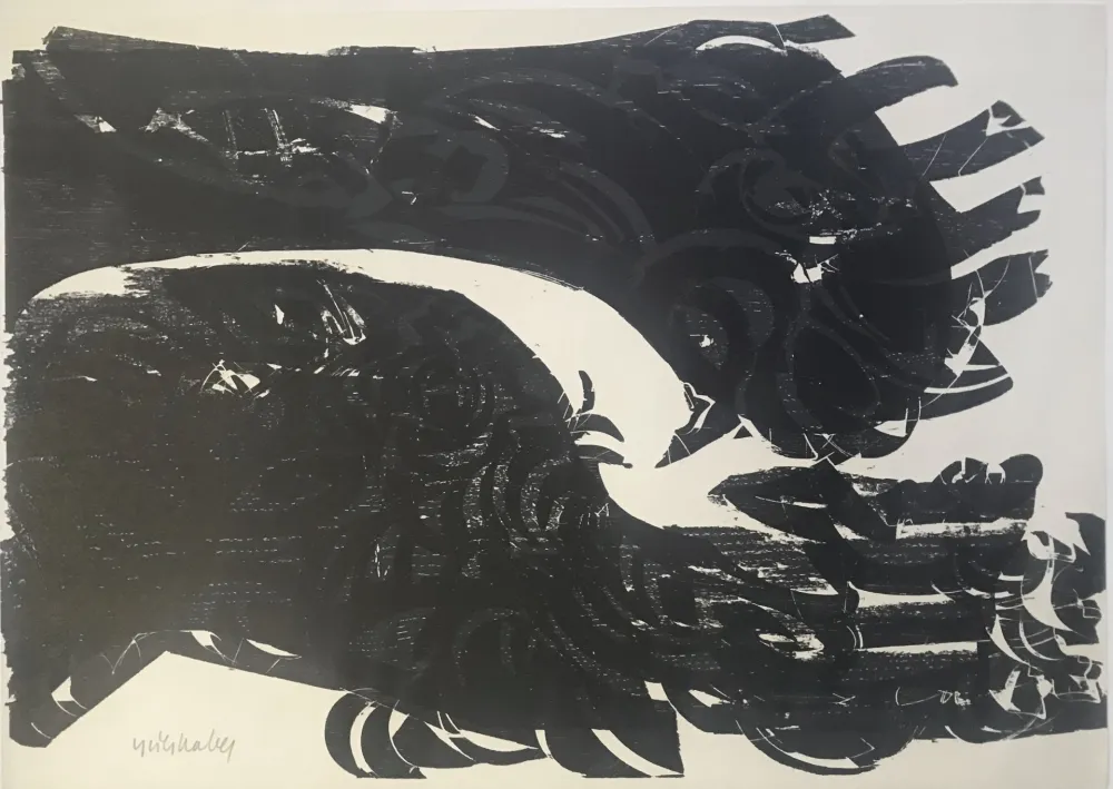 Holzschnitt Grieshaber -  