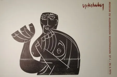 Holzschnitt Grieshaber - Vogelfrei II