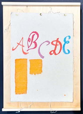 Keine Technische Griffa - Giorgio Griffa (1936) - Acrylic on canvas - 2014