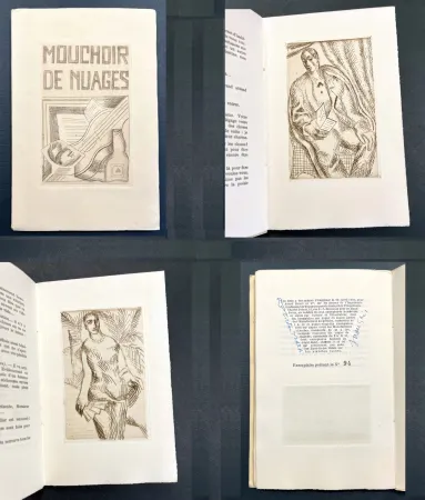 Illustriertes Buch Gris  - MOUCHOIR DE NUAGES. Avec 9 eaux-fortes originales de Juan Gris (1925)
