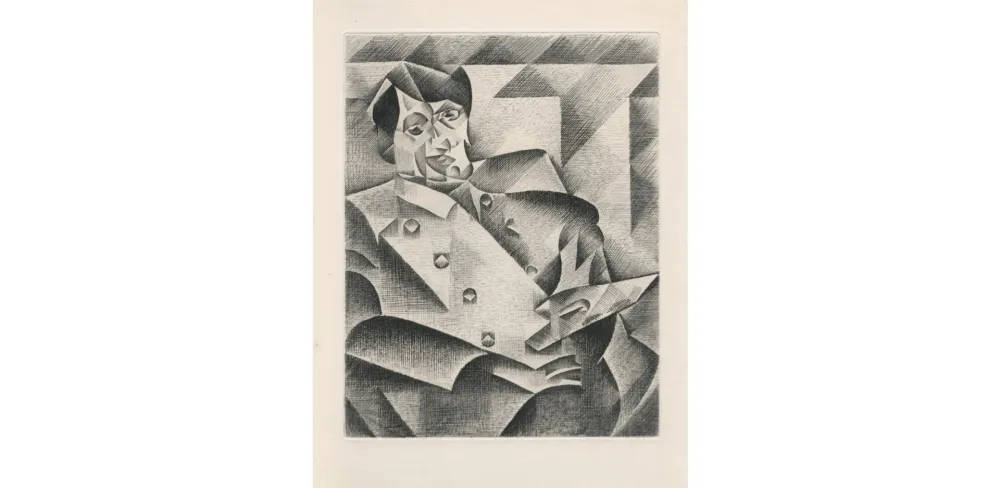 Stich Gris  - Portrait de Picasso,