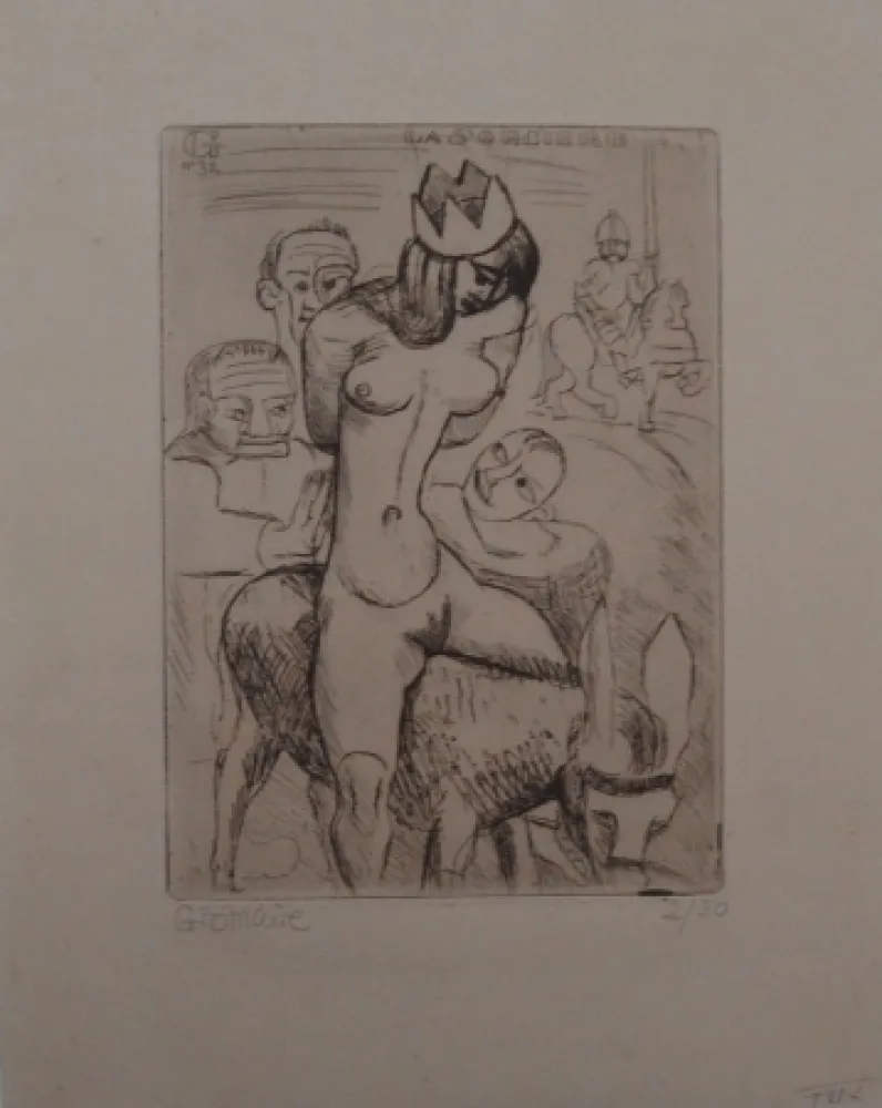 Stich Gromaire - Sorcière sur un âne