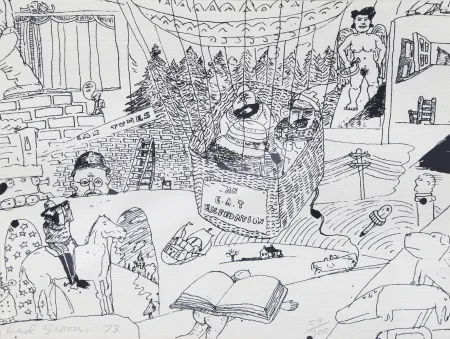 Siebdruck Grooms - Stockholm Print