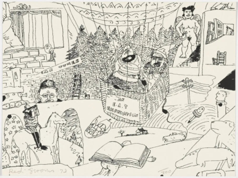 Siebdruck Grooms - Untitled from The New York Collection for Stockholm