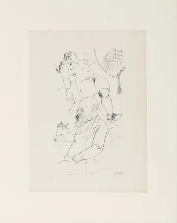 Lithographie Grosz - George Grosz (1893–1959) – Aus der Jugendzeit – Heliogravure on paper – 1922
