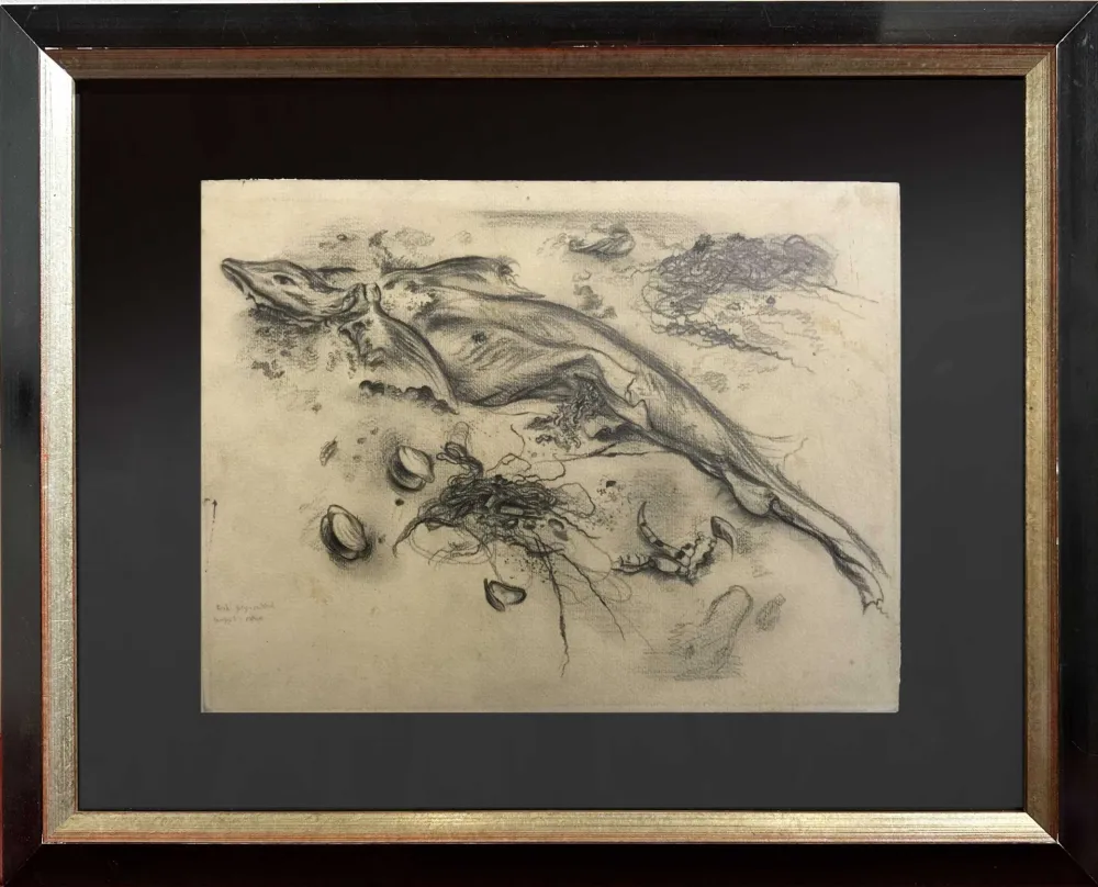 Keine Technische Grosz - STRANDGUT Original pencil drawing on paper