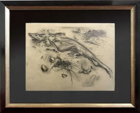 Keine Technische Grosz - STRANDGUT Original pencil drawing on paper