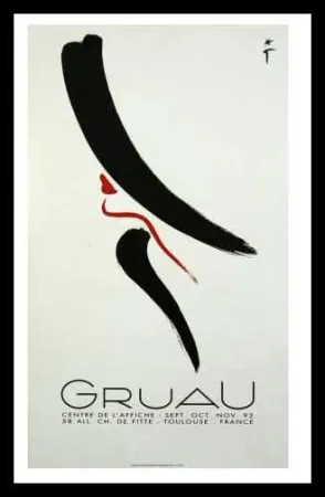 Plakat Gruau - L'ELEGANTE