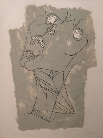 Radierung Guayasamin - El Grito I