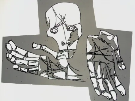 Stich Guayasamin - Las manos desoladas