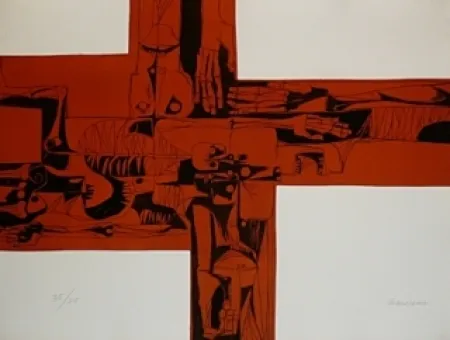 Stich Guayasamin - Lidice 2