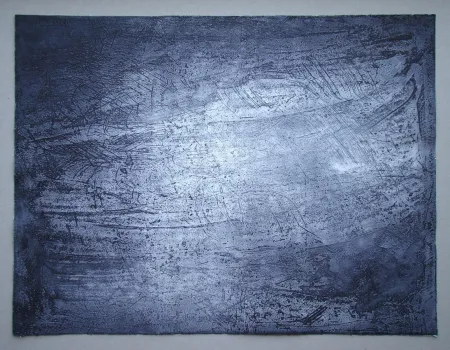 Monotypie Gugus - La tanière au loup