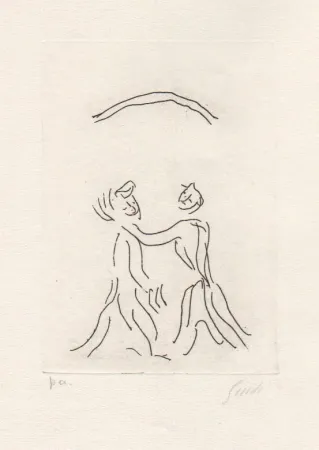 Radierung Guidi - Senza titolo