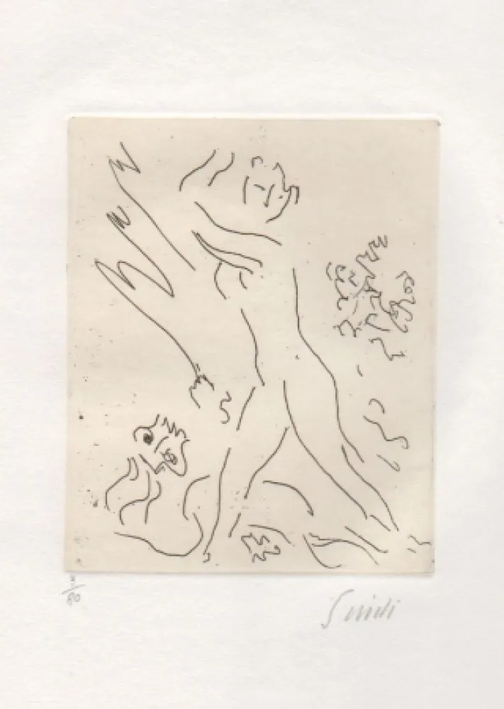 Radierung Guidi - Senza titolo