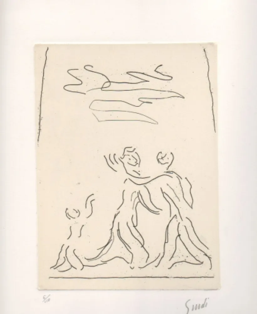 Radierung Guidi - Senza titolo