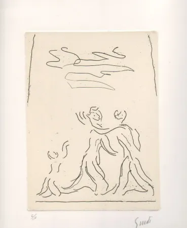 Radierung Guidi - Senza titolo