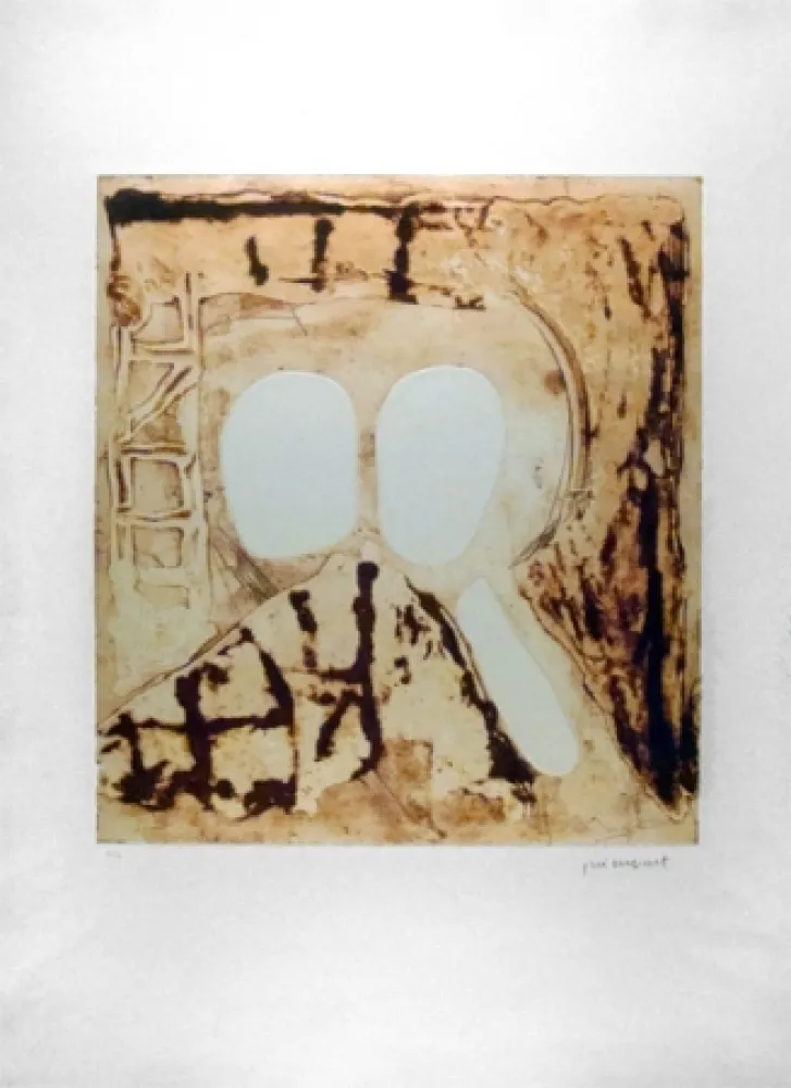 Radierung Guinovart - Composición