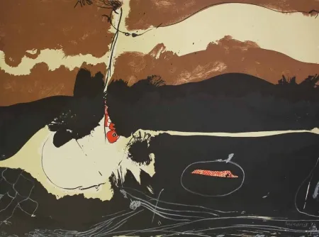 Lithographie Guinovart - Gui 5