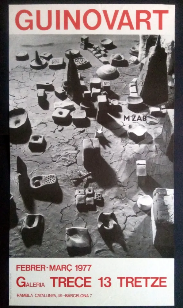 Plakat Guinovart - Guinovart Galeria trece 1977