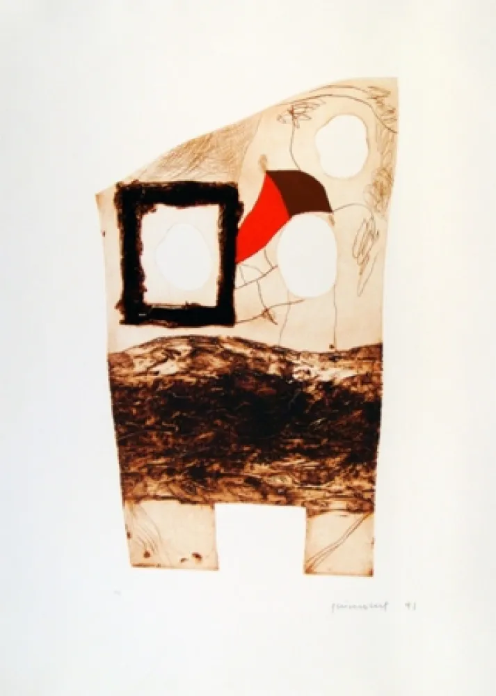 Radierung Guinovart - Imatges i Terra IV