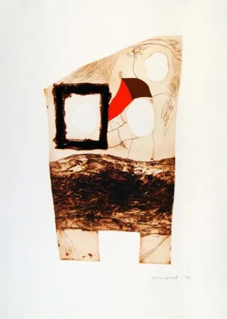 Radierung Guinovart - Imatges i Terra IV