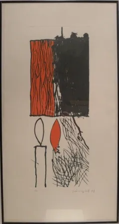 Radierung Guinovart - L'espelma