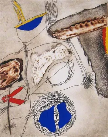 Radierung Guinovart - Sèpia 3