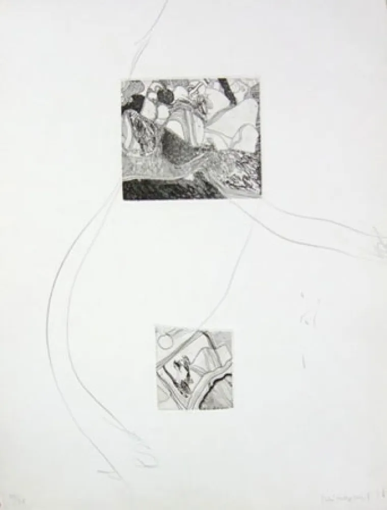 Radierung Guinovart - S/T