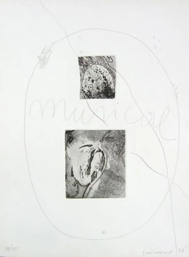 Radierung Guinovart - S/T