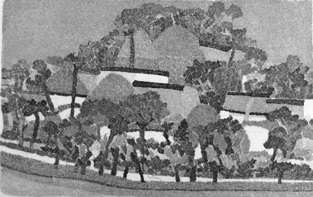 Radierung Gulino - Paesaggio