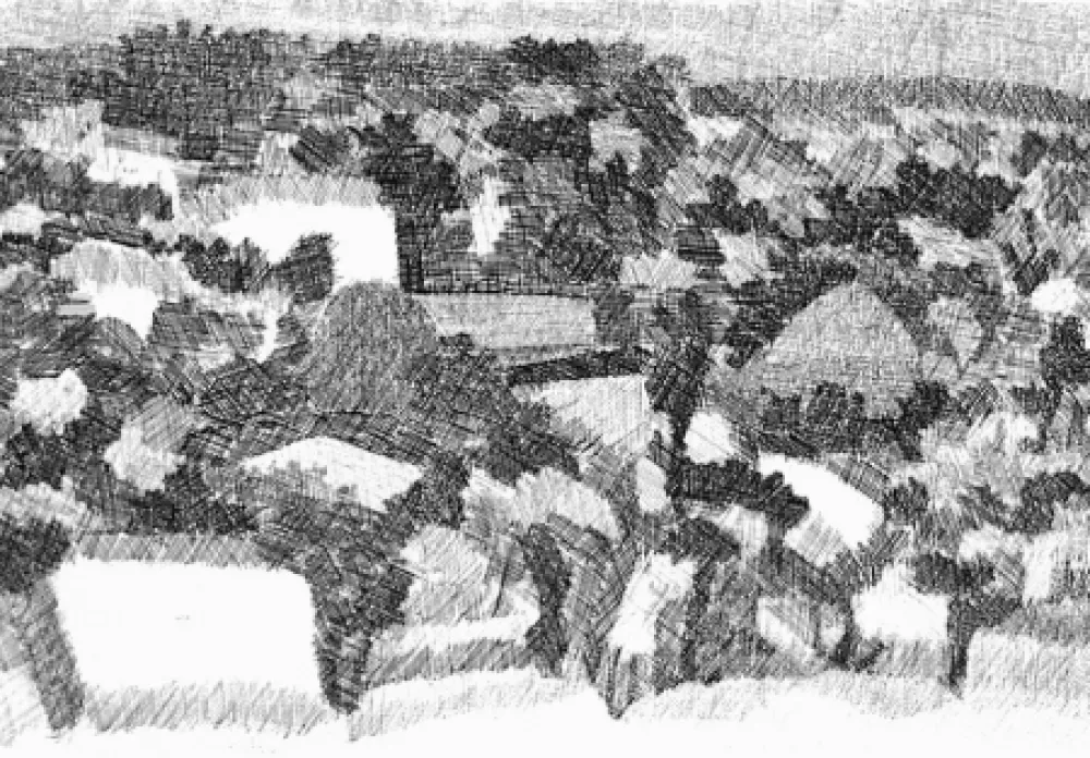 Radierung Gulino - Paesaggio