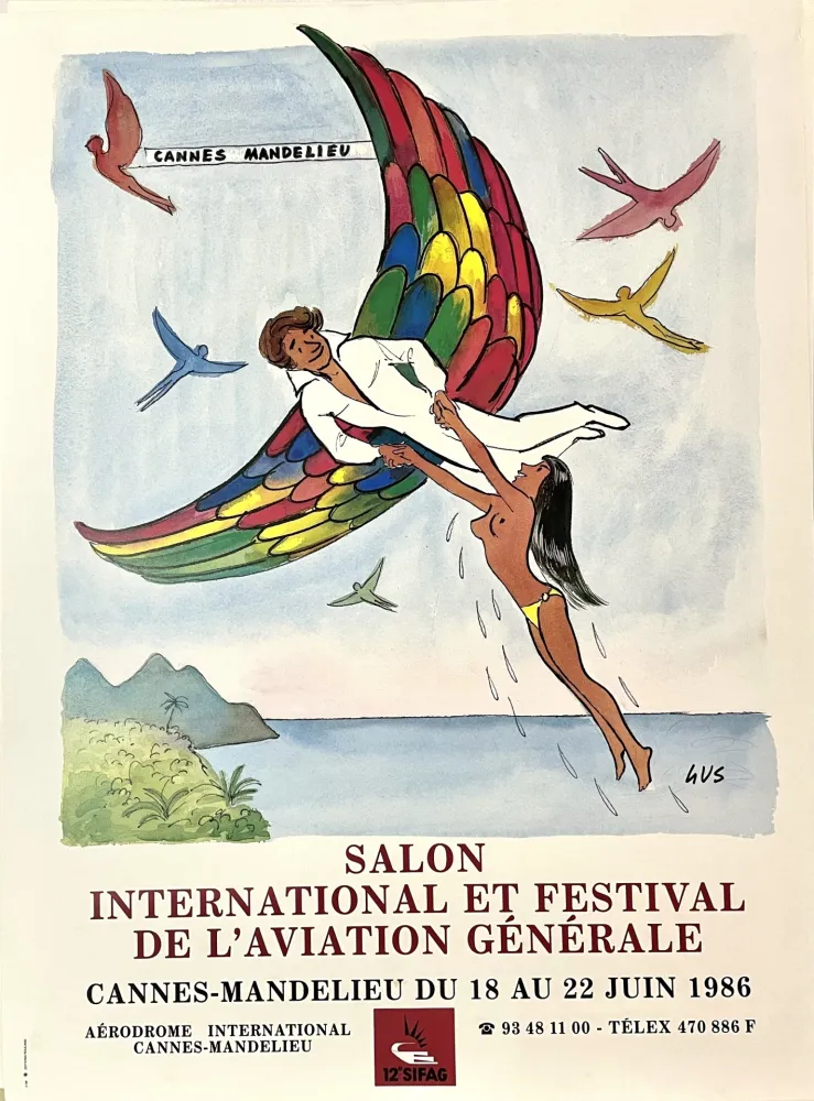 Plakat Gus - Salon International et Festival de l'Aviation Générale
