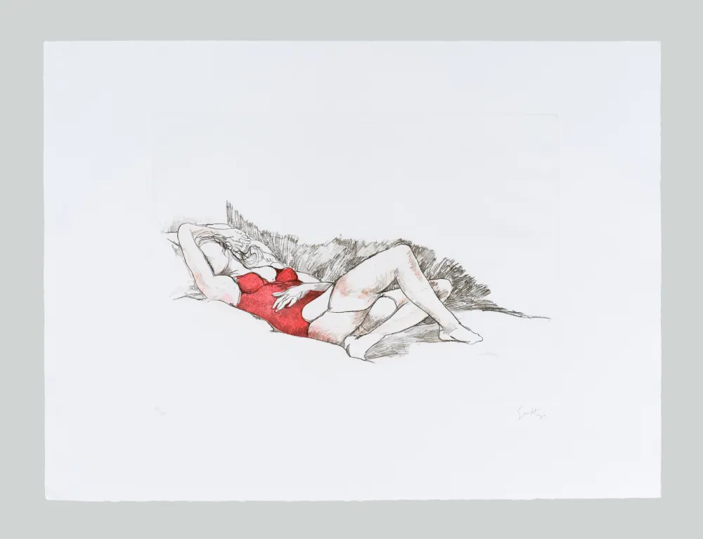 Radierung Und Aquatinta Guttuso - Amante