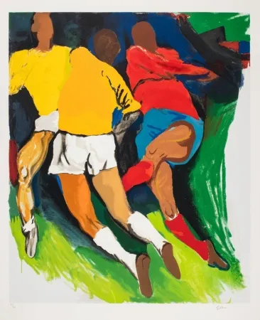 Siebdruck Guttuso - Calciatori
