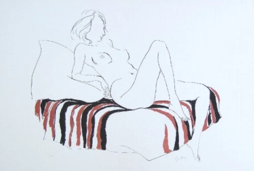 Siebdruck Guttuso - L'attesa