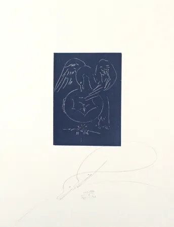 Radierung Hafner - Nacht / Night