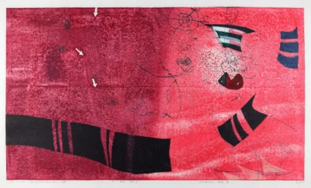 Holzschnitt Hagiwara - Circus