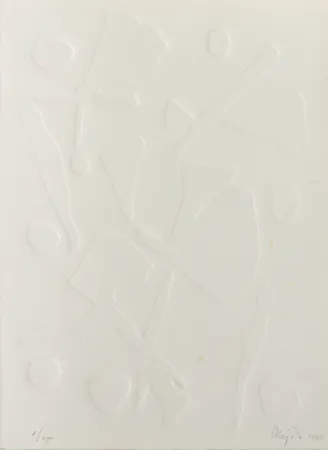 Lithographie Hajdu - Chanson..., 1968