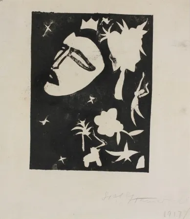 Holzschnitt Hamerschlag - Maske (Mask)