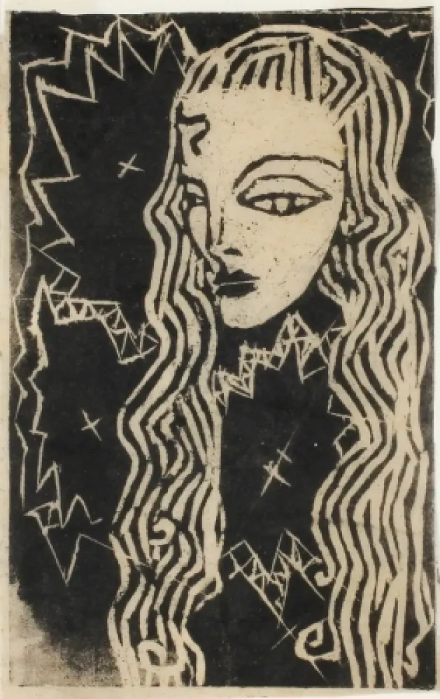 Holzschnitt Hamerschlag - Portrait