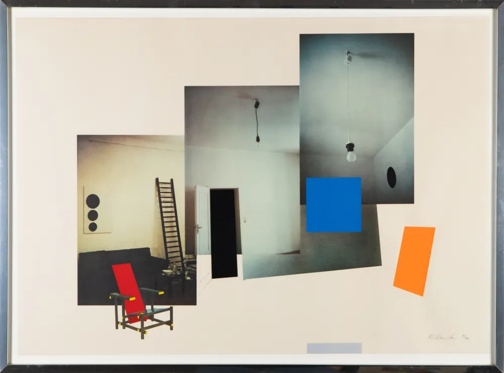 Siebdruck Hamilton - Interior with monochromes